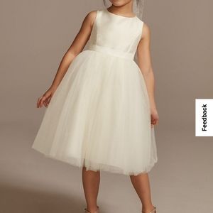 Flower girl dress, ivory 18 M